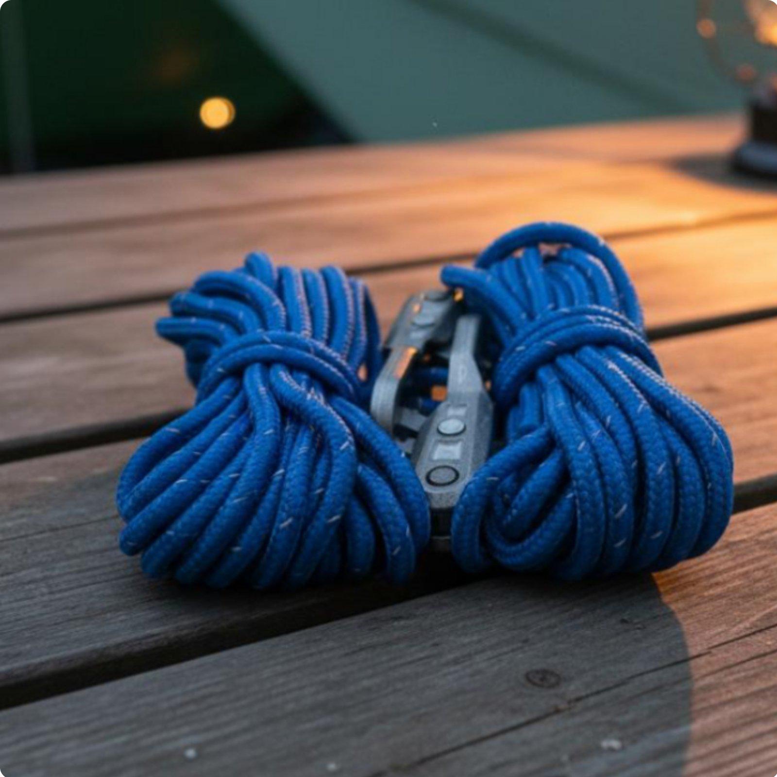 สายรัดไนลอนแบบปรับได้พร้อมคลิป - Camping Rope บทวิจารณ์และราคา
