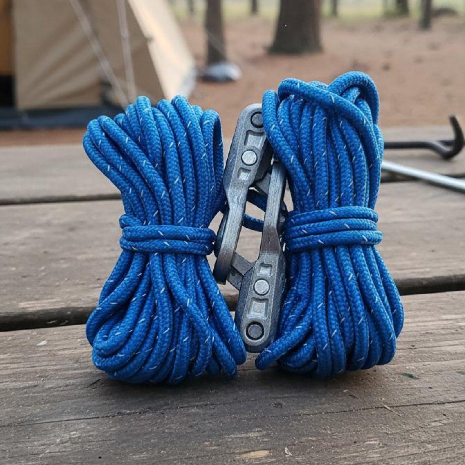 สายรัดไนลอนแบบปรับได้พร้อมคลิป - Camping Rope บทวิจารณ์และราคา