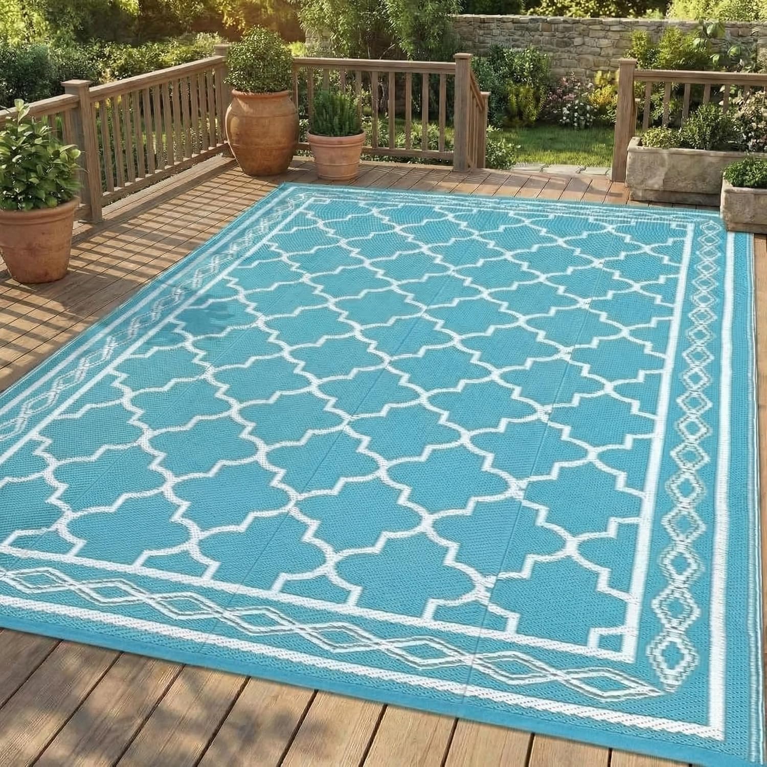 พรมปูพื้นกลางแจ้งขนาด 9x12 ฟุต - Outdoor Camping Rugs 9X12 บทวิจารณ์และราคา