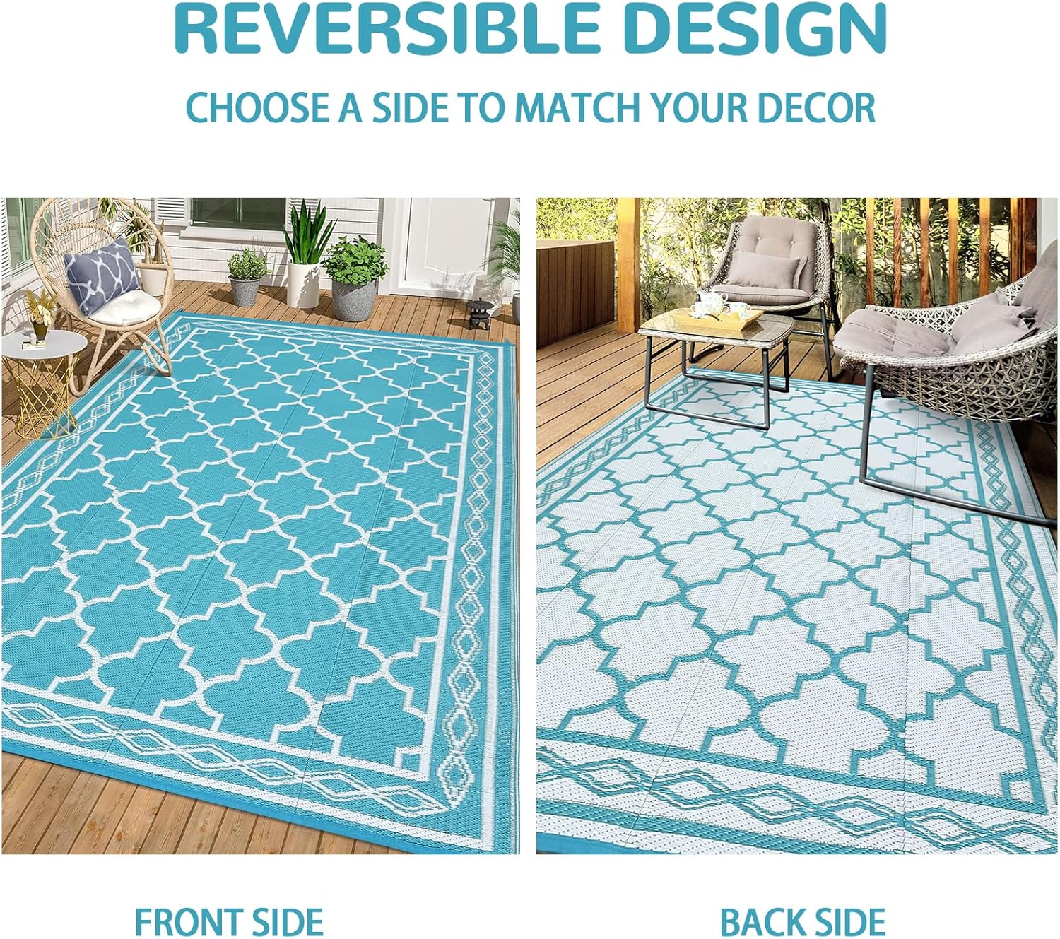 พรมปูพื้นกลางแจ้งขนาด 9x12 ฟุต - Outdoor Camping Rugs 9X12 บทวิจารณ์และราคา