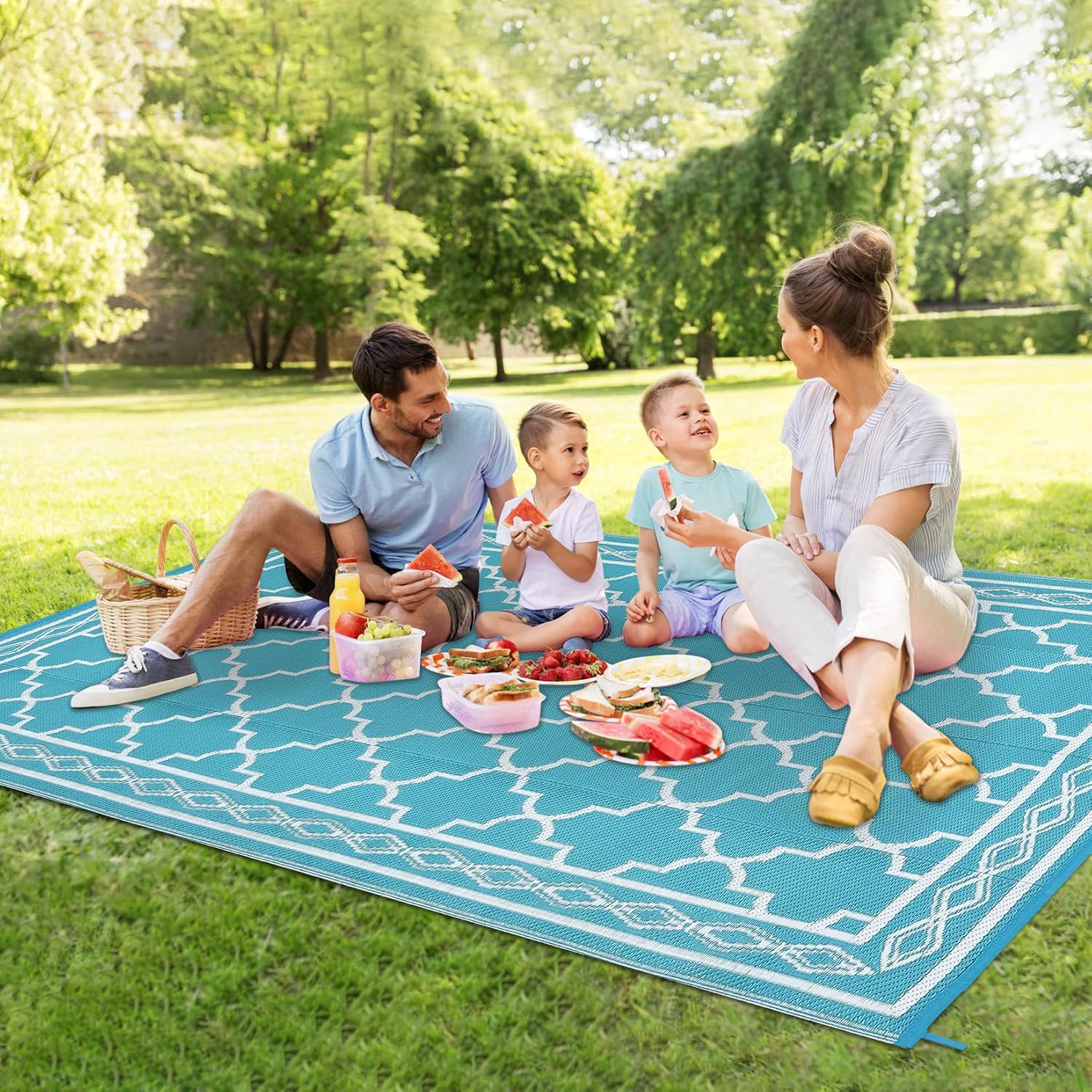 พรมปูพื้นกลางแจ้งขนาด 9x12 ฟุต - Outdoor Camping Rugs 9X12 บทวิจารณ์และราคา