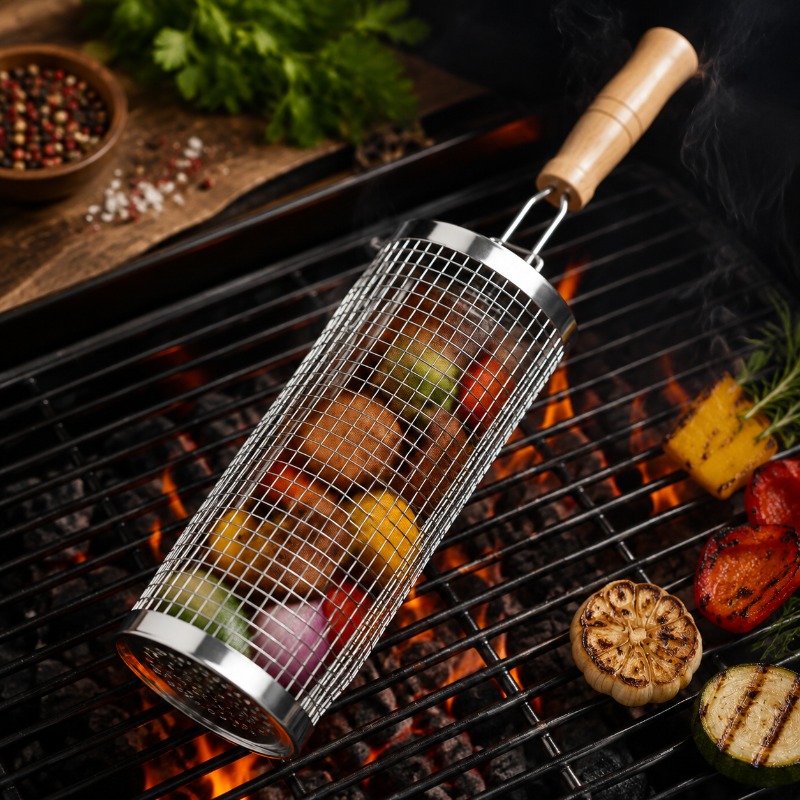 ชุดตะกร้าย่างบาร์บีคิวทรงกลม ส - Outdoor Camping Essentials บทวิจารณ์และราคา