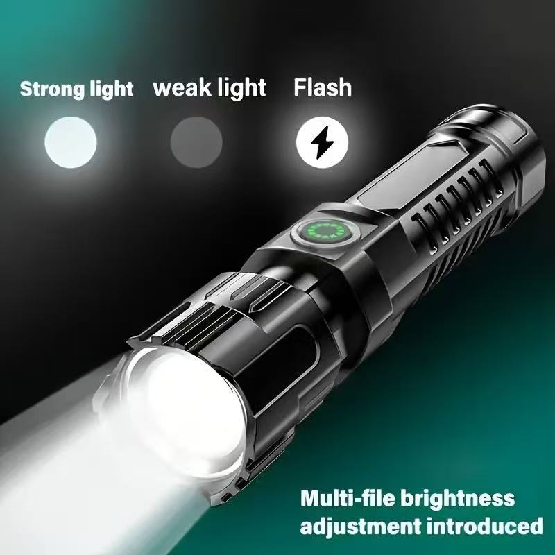 ไฟฉาย LED กำลังสูงรุ่นใหม่ ชาร - Battery Outdoor Camping บทวิจารณ์และราคา