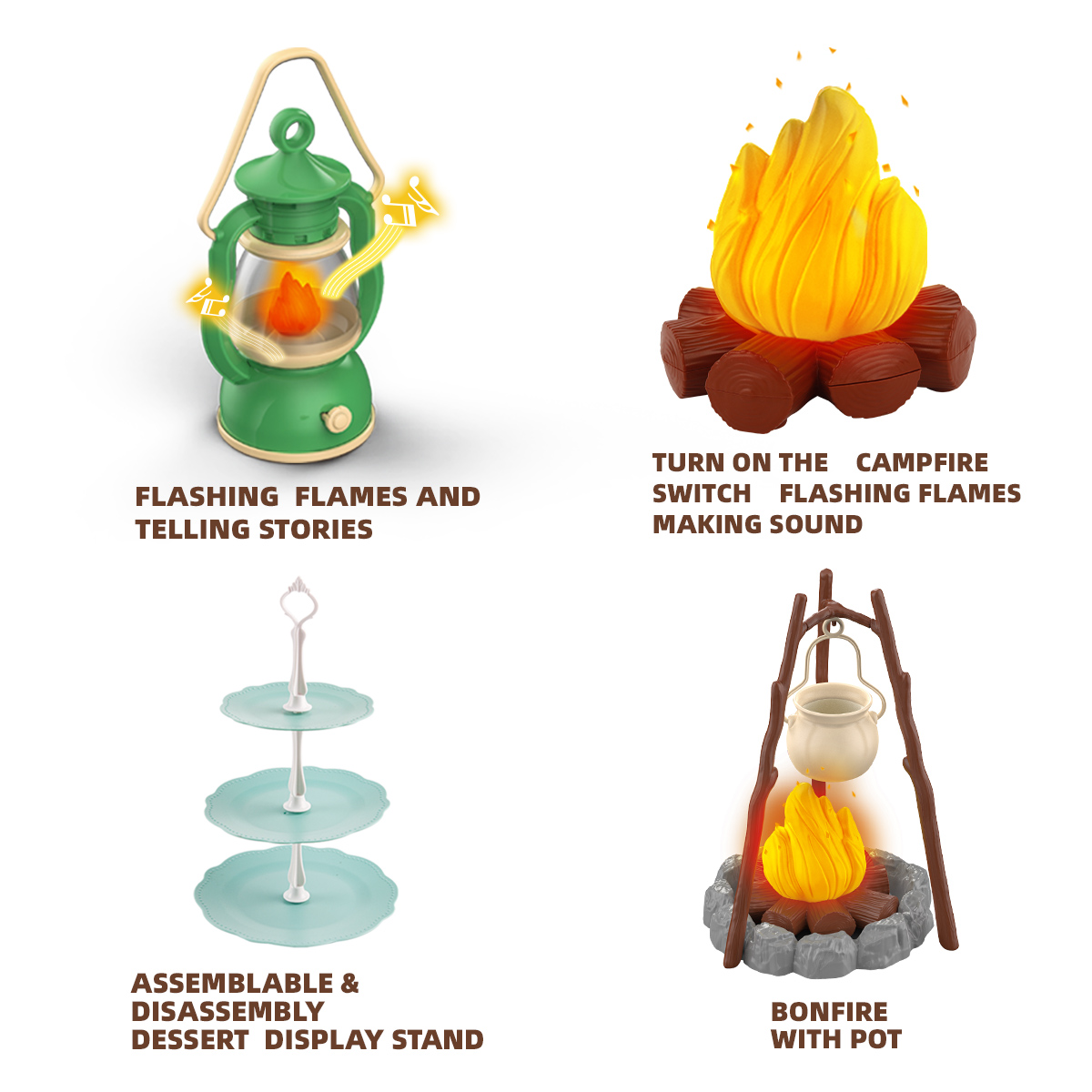 ชุดตั้งแคมป์สําหรับเด็กแคมป์ไฟ - Outdoor Indoor Camping บทวิจารณ์และราคา