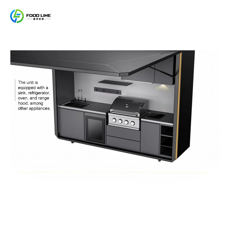 ครัวแคมป์ปิ้งกลางแจ้งแบบโมดูลา - Outdoor Camping Kitchen With Sink บทวิจารณ์และราคา