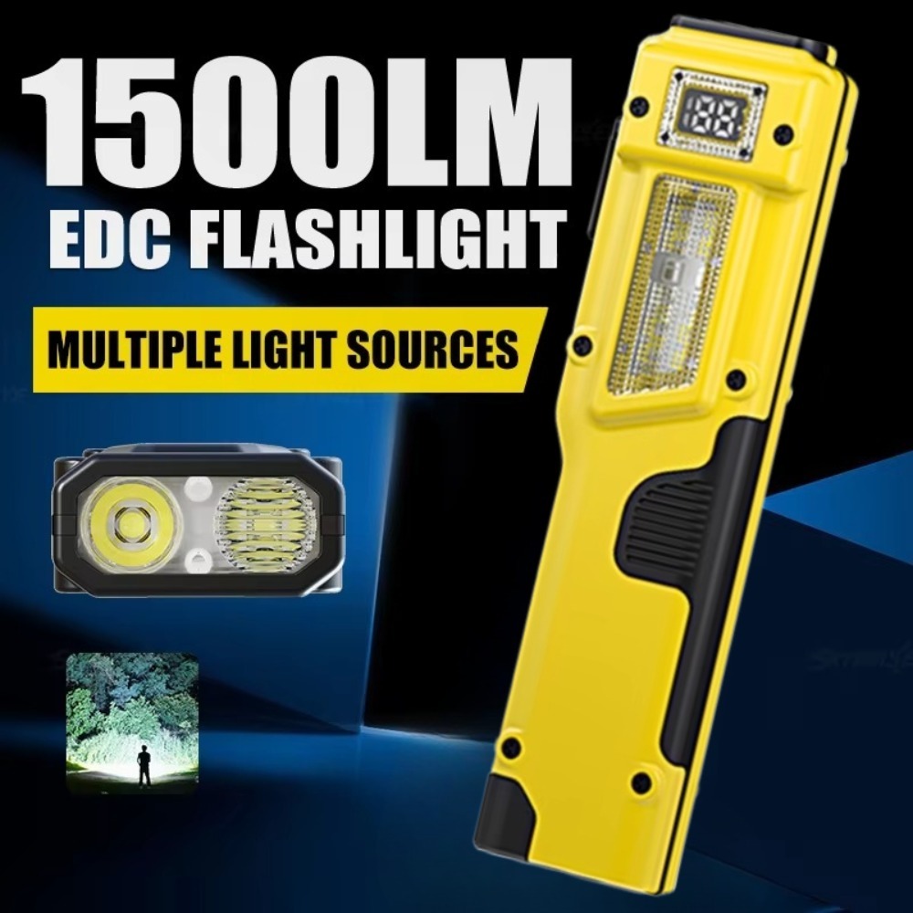 ไฟฉาย LED แบบชาร์จไฟได้ EDC บา - Outdoor Camping Lighting บทวิจารณ์และราคา