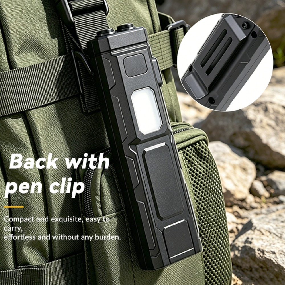 ไฟฉาย LED แบบ COB พร้อมคลิปหนี - Outdoor Camping Lighting บทวิจารณ์และราคา