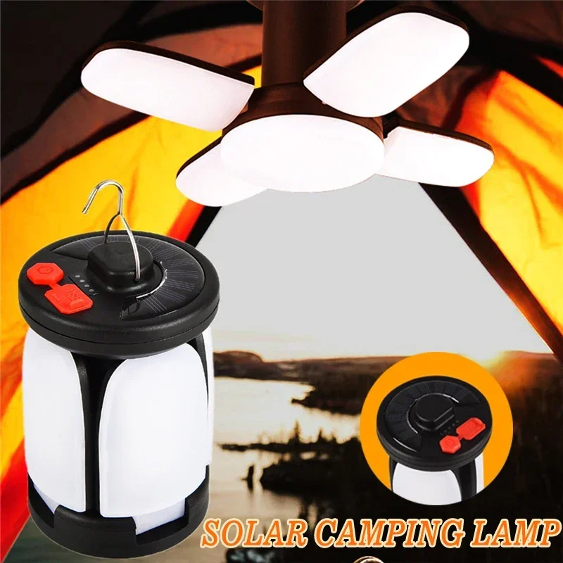 โคมไฟตั้งแคมป์พลังงานแสงอาทิตย - Outdoor Indoor Camping บทวิจารณ์และราคา