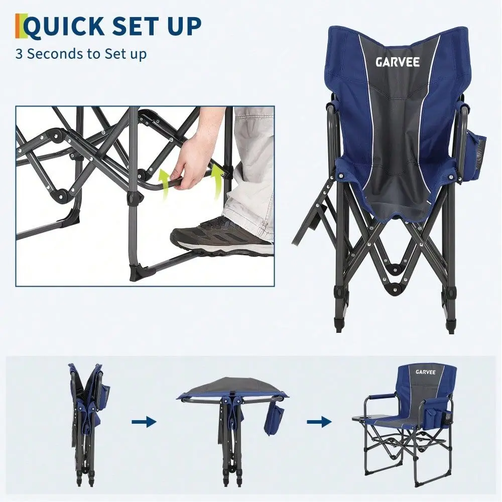 เก้าอี้แคมป์ปิ้งขนาดใหญ่พิเศษ, - Outdoor Oversized Camping Chair บทวิจารณ์และราคา