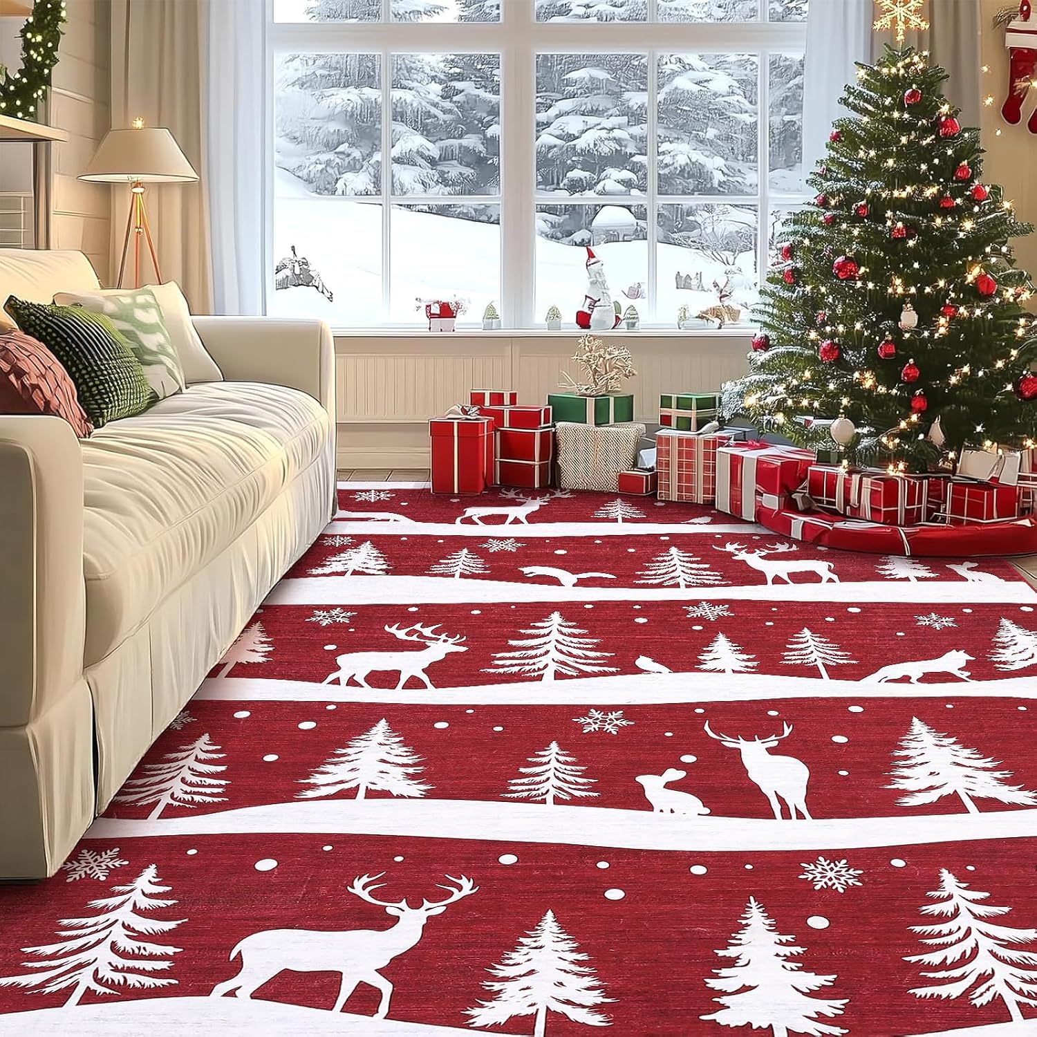 พรมปูพื้น Garvee ขนาด 9X12/8X1 - Outdoor Camping Rugs 9X12 บทวิจารณ์และราคา