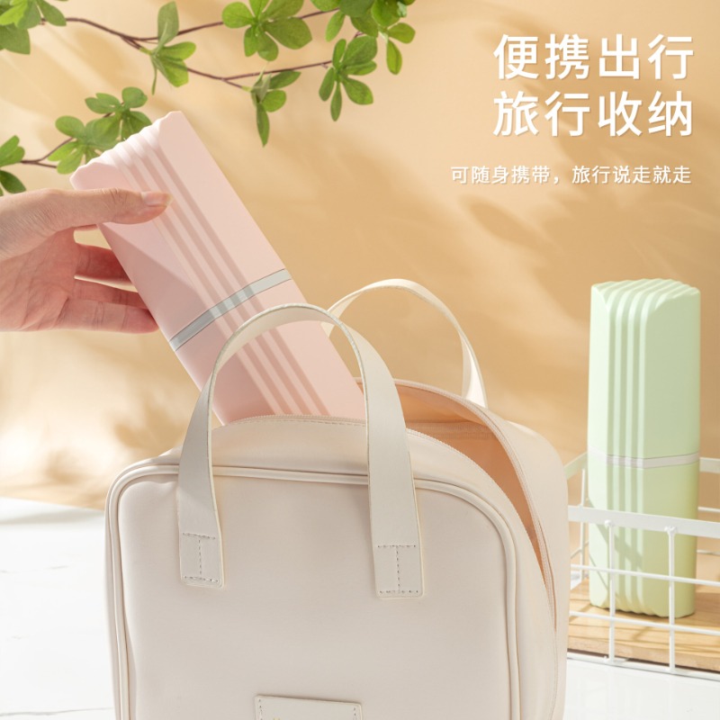 สีทึบผู้ถือแปรงสีฟันพร้อมฝาปิด - Outdoor Camping Food บทวิจารณ์และราคา