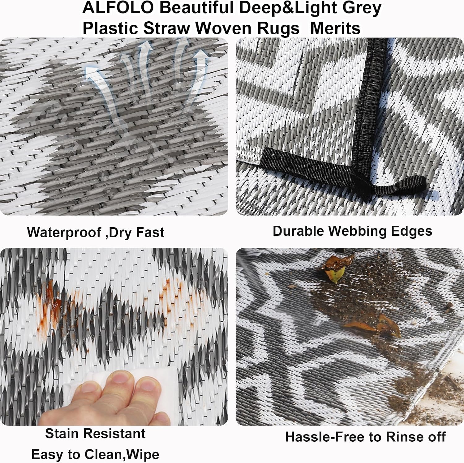 พรมปูพื้นกลางแจ้งขนาด 9x12 ฟุต - Outdoor Camping Rugs 9X12 บทวิจารณ์และราคา