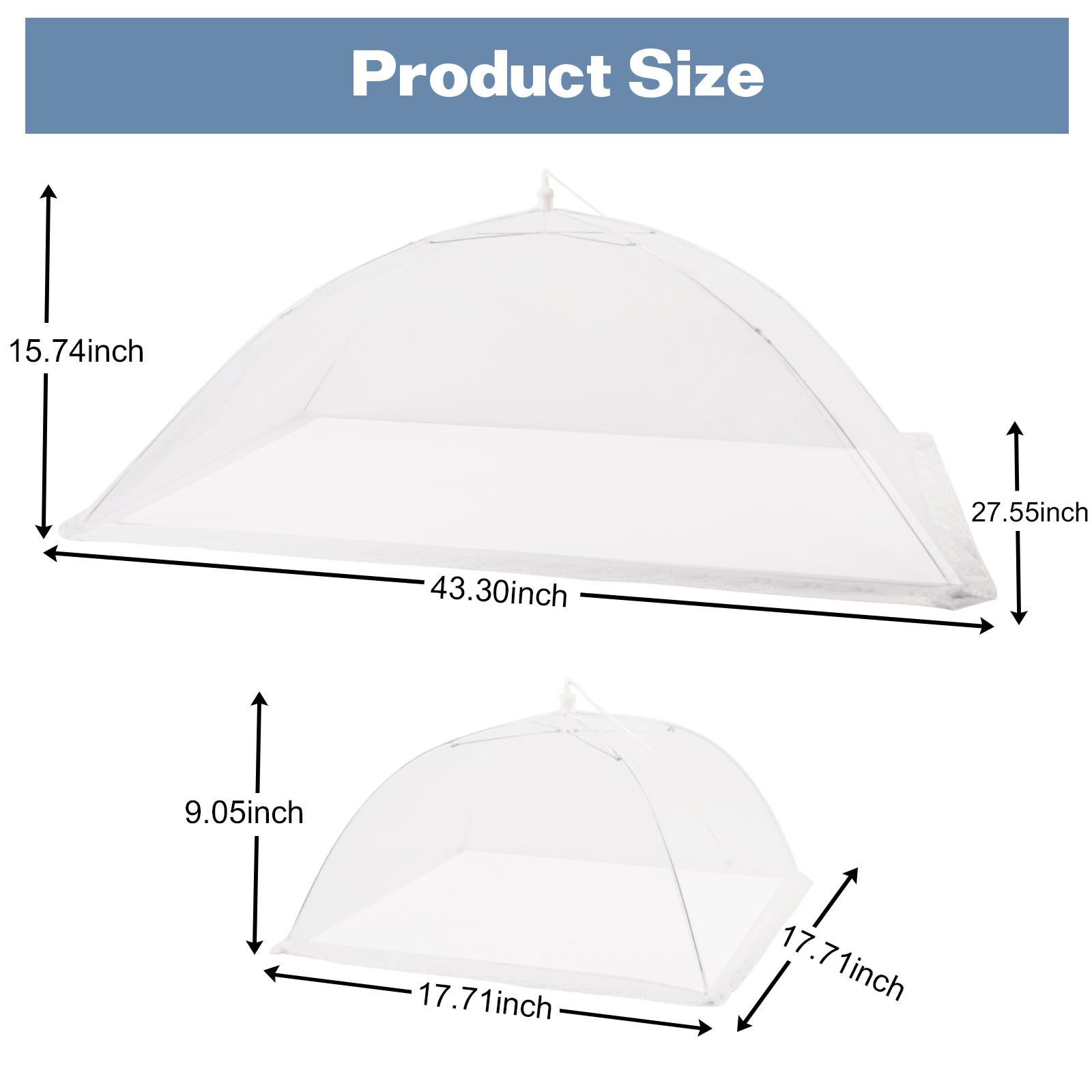 ชุด 5 ชิ้น ผ้าคลุมอาหารแบบตาข่ - Outdoor Camping Food บทวิจารณ์และราคา