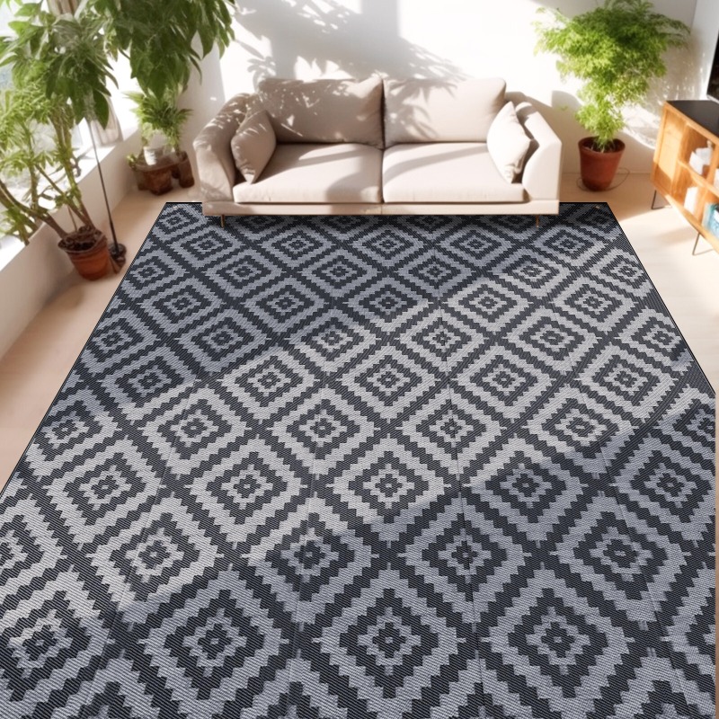 พรมปูพื้นกลางแจ้ง (5x8, 6x9, 9 - Outdoor Camping Rugs 9X12 บทวิจารณ์และราคา