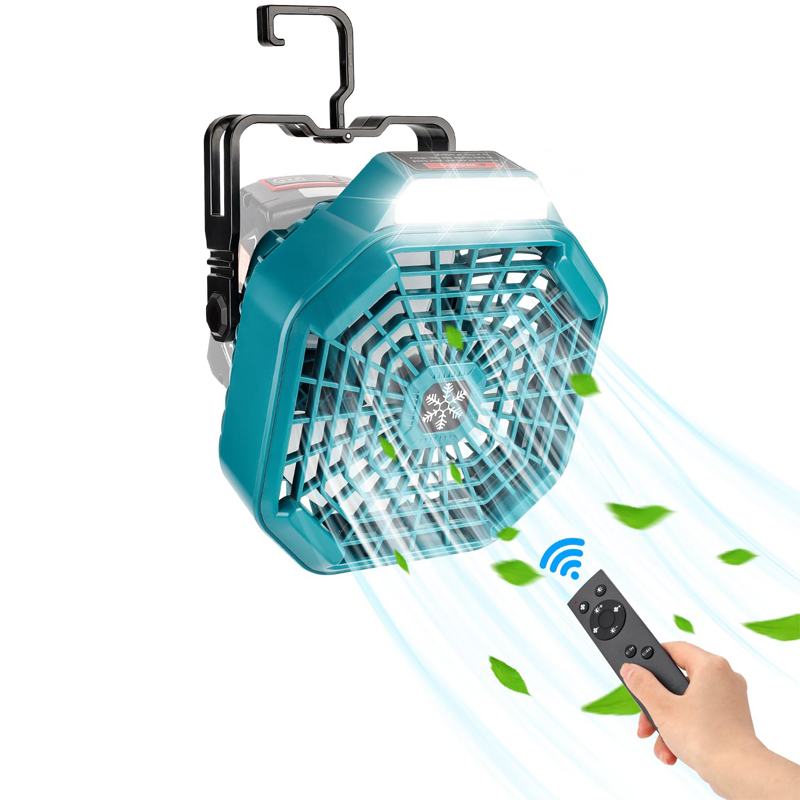 พัดลมกลางแจ้งแบบพกพาสําหรับแบต - Outdoor Camping Misting Fan บทวิจารณ์และราคา