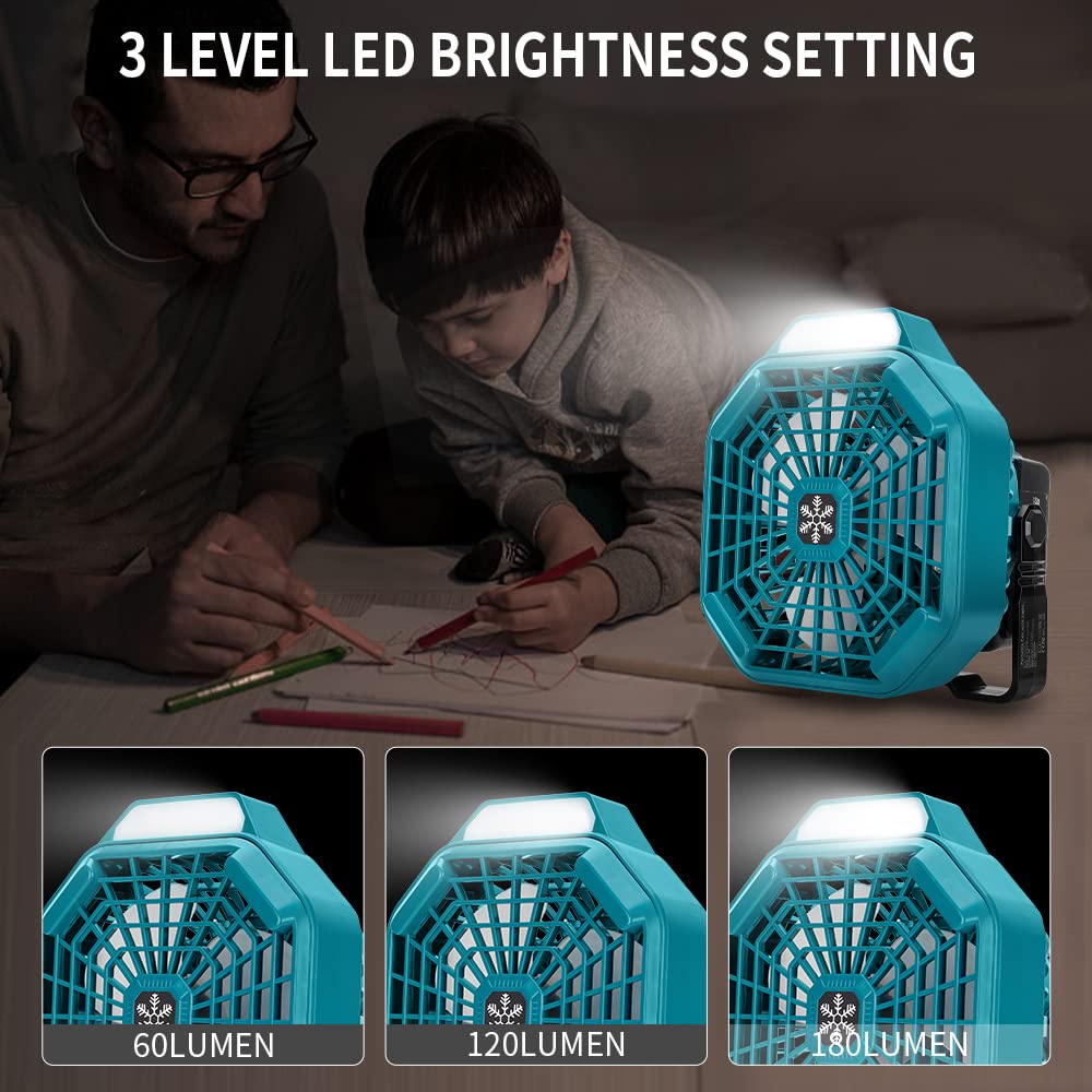 พัดลมกลางแจ้งแบบพกพาสําหรับแบต - Outdoor Camping Misting Fan บทวิจารณ์และราคา