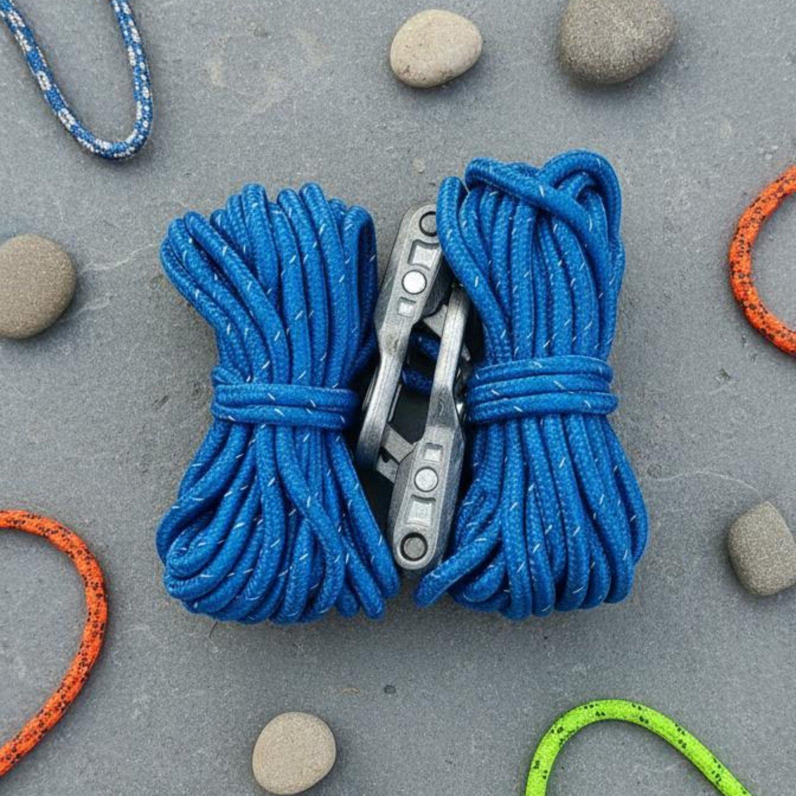 ตัวล็อคเชือกพร้อมคาราบิเนอร์ ต - Camping Rope บทวิจารณ์และราคา