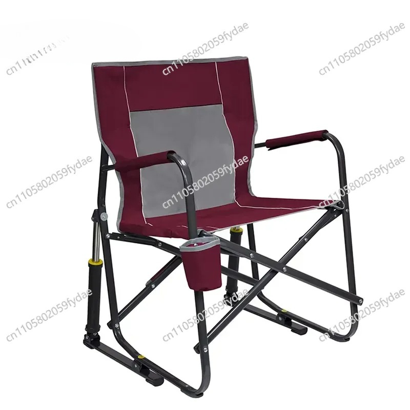 เก้าอี้โยกอลูมิเนียมแบบพับได้ข - Outdoor Oversized Camping Chair บทวิจารณ์และราคา