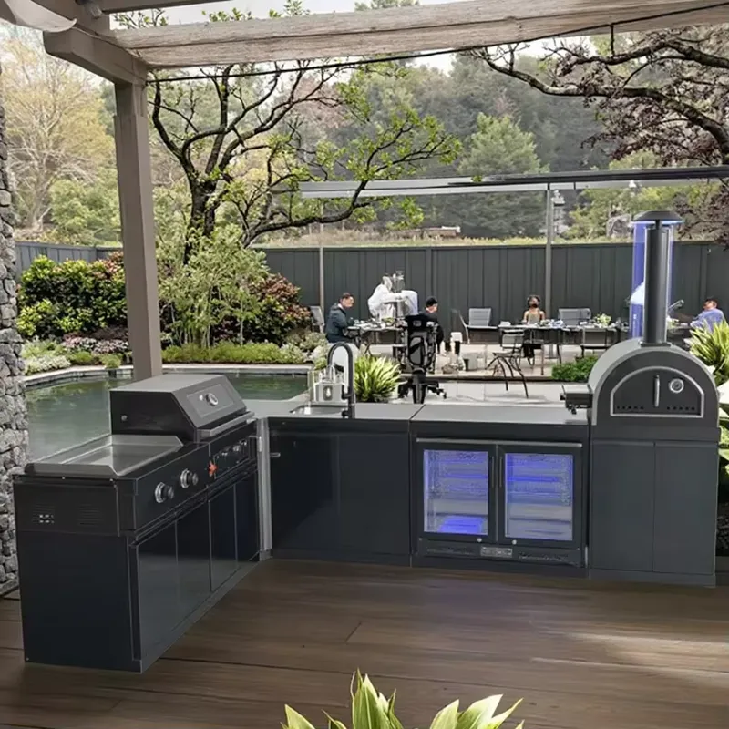 ชุดครัวกลางแจ้งสแตนเลส 304 แบบ - Outdoor Camping Kitchen With Sink บทวิจารณ์และราคา
