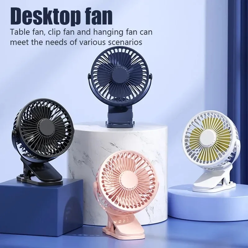 720 ° พัดลมแบบคลิปหมุนได้ พัดล - Outdoor Camping Misting Fan บทวิจารณ์และราคา